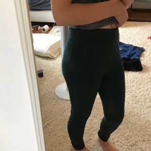 Dark green leggings